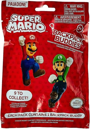Super mario backpack - mario, buddies