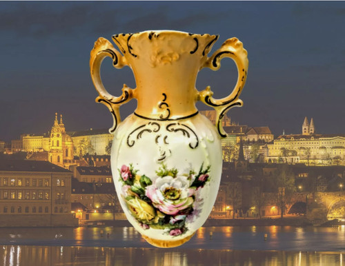 Vintage ornate czechoslovakian - ornate,