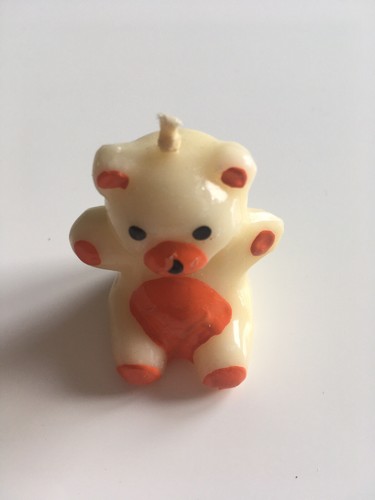 Teddy candle ornament 5cm x - teddy,,