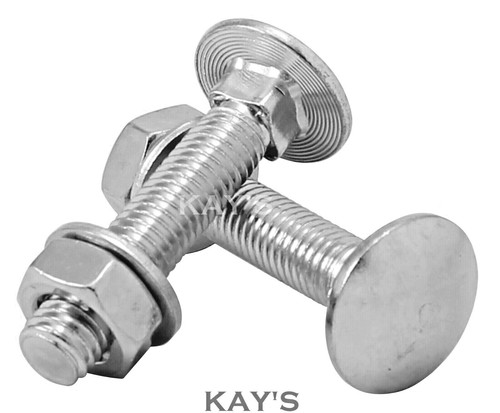 Carriage bolts with nuts - m5,
