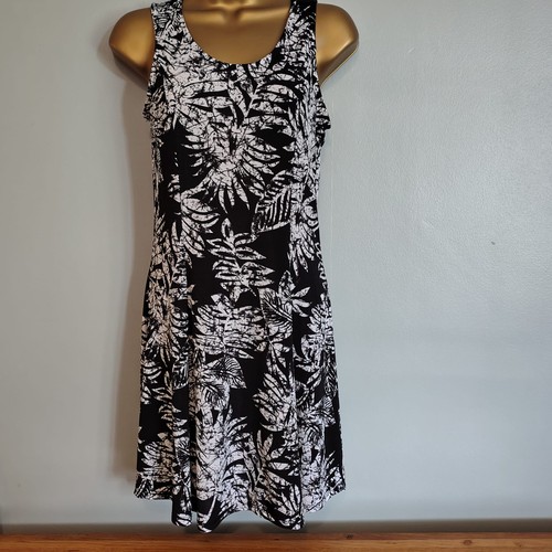 Qed london black white leaf - black,