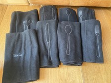 8 x Robert Welch Black Felt