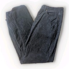 TU BLACK CORDUROY TROUSERS