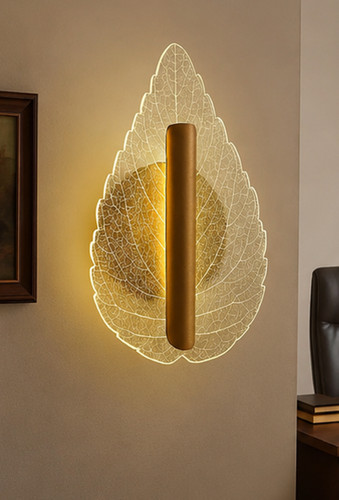 Light modern led leaf wall - modern,