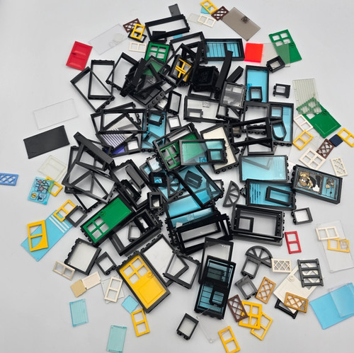 Lego black windows and - windows,