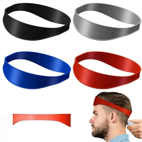 Silicone haircut band curved - band,