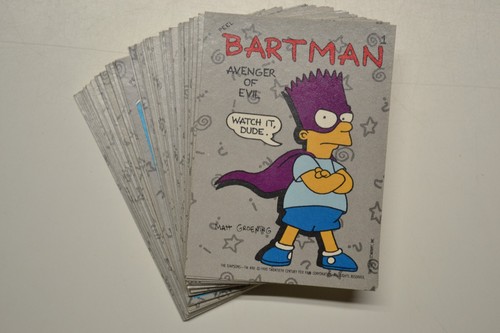 The simpsons 1990 - simpsons, topps