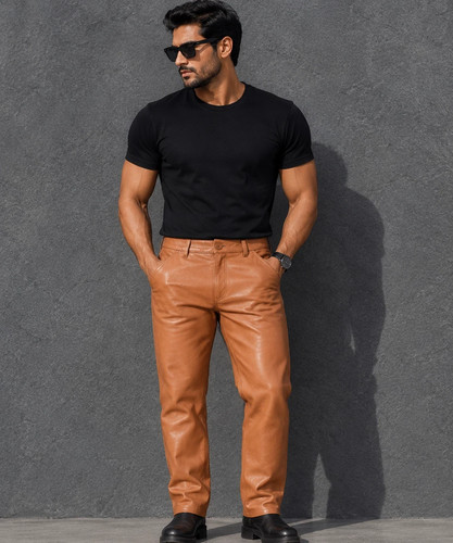 Men genuine lambskin leather - men's,