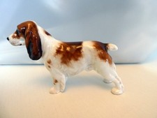 Royal Doulton Springer Spaniel HN1037 Liver + White Gloss Small Perfect