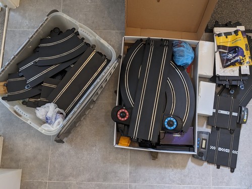 Huge scalextric track bundle - huge,