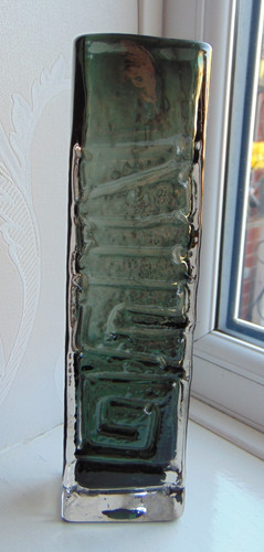 Whitefriars pewter totem vase - whitefriars,