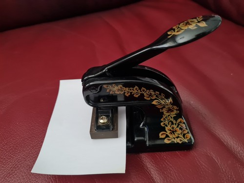 Vintage metal seal - metal,