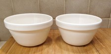 2 X Pudding Basins ~ Ceramic ~ Mason Cash ~ 1 Pint