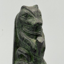 VTG Haida totem pole Argillite Pacific Northwest  Made With Mt. Saint Helens Ash