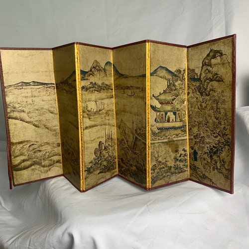 Vintage asian panel folding - asian, 6-panel