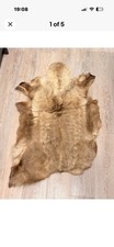 Reindeer Hide Rug/bench Throw