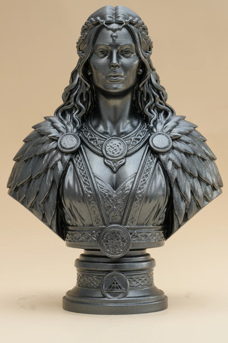 Freya norse goddess bust 290mm - freya,