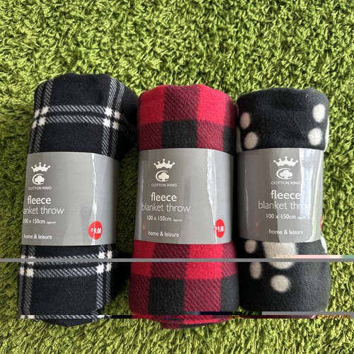 Fleece blanket bundle - 3, x