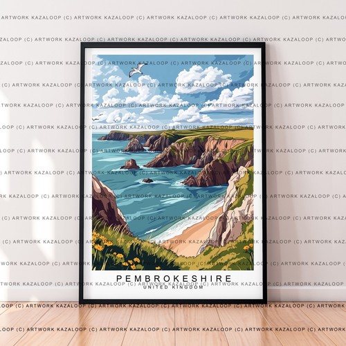 Pembrokeshire coast unframed - pembrokeshire,