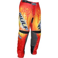 Motocross MX trousers red orange Wulfsport Firestorm waist 34-36"