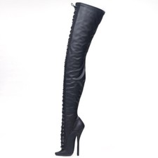 Stiletto ballet boots high
