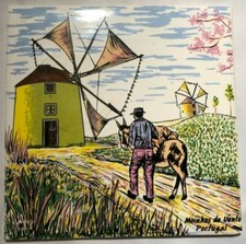CERES PORTUGAL - MOINHOS DE VENTIO TILE - 15cm Square