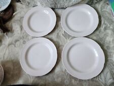 Vintage BARRATTS DELPHATIC PINK TABLEWARE 8" SIDE PLATES X4 RARE