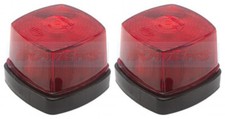 Pair hella red - pair, rear