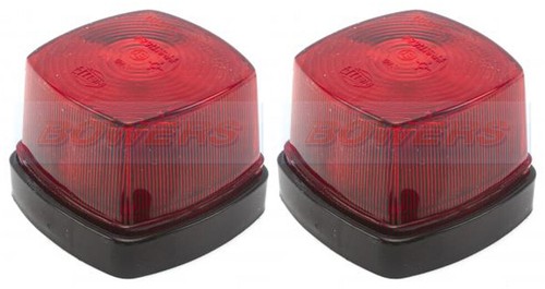 Pair hella red rear marker - of,