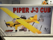 NEW BLACK HORSE PIPER J-3 CUB SEMI SCALE RC Flying Plane ARTF 95% 184CM Wingspan