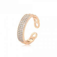 4mm Gold Plated Pavé Crystal
