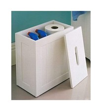 Maine White Bathroom Storage