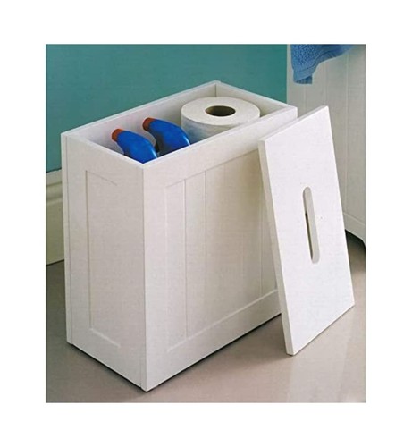 Maine white bathroom storage - maine,