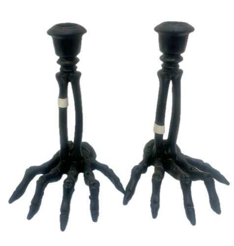 Halloween decor candle holders - halloween,