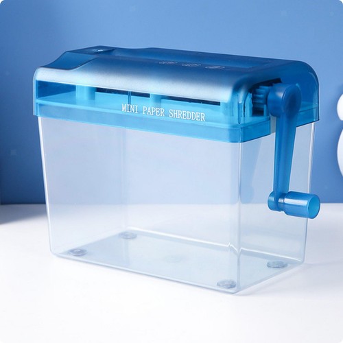 Mini manual paper shredder - manual,