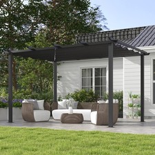 Aluminium pergola with - 3, 4m