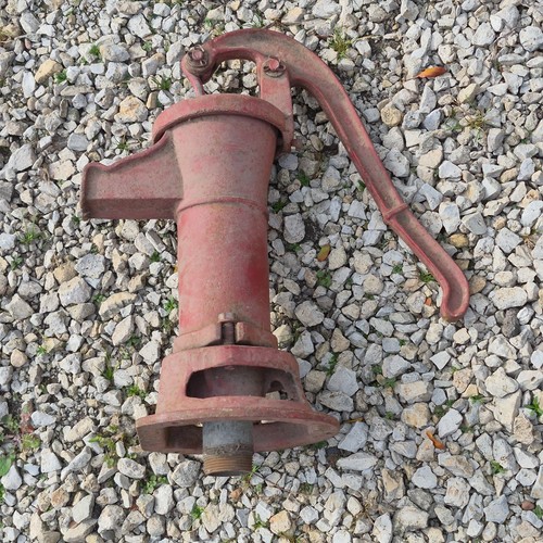 Vintage cast iron manual - manual, water