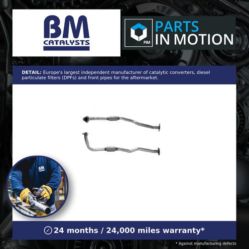 Exhaust front down - pipe, fits