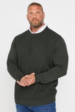 Big & Tall Mens Cable Knit