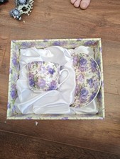 The Leonardo Collection Bone China Tea Cup & Saucer With Side Plate Gift Set Box