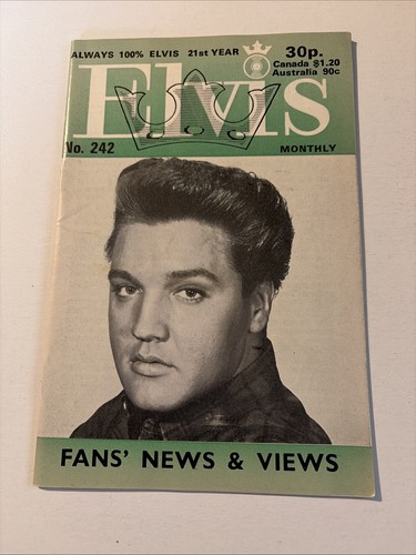 Elvis monthly magazine number - monthly,