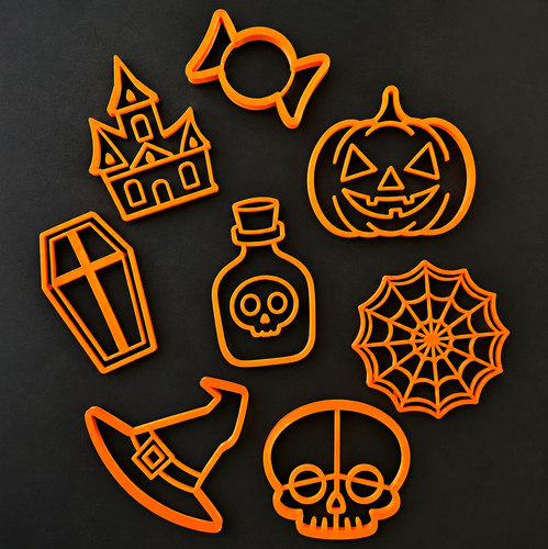Halloween cookie cutters set - halloween,