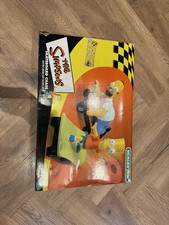 Scalextric, Micro slot, The Simpsons Skateboard Chase, Racing Set. Needs plug 