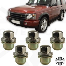 5pc Wheel nut to Fit LandRover Discovery 2 alloy wheel 18 19 20" bolt chrome TD5