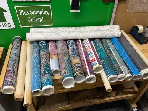 Lot fishing maps charts - fishing,