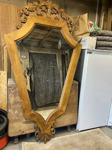 Mirror ornate wood - , surround