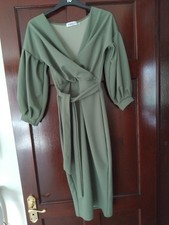 Sage Green Fitted Dress Size 6 (BNWOT)