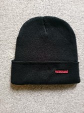 New Black Beanie Hat GTA "Wasted" Metal Pin Knit
