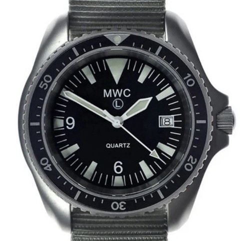 Mwc military dive quartz watch - mwc,