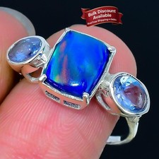 Aurora Opal Stone Sterling